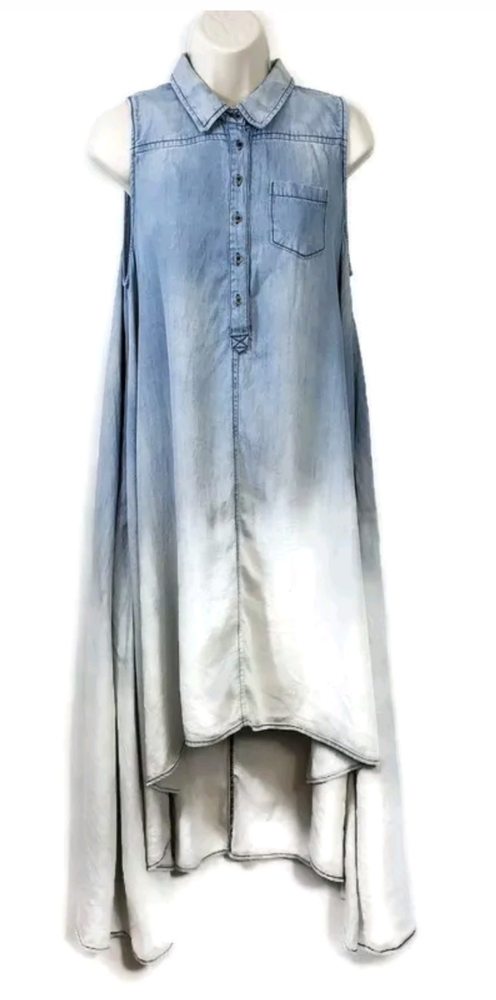 High low jeans dress